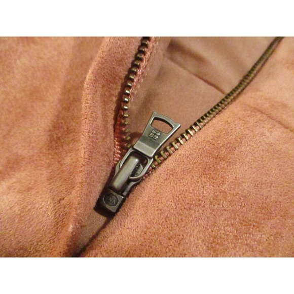 BCBGMaxAzria Cladiana Peplum Top Faux Suede NWT!! - Picture 8 of 9